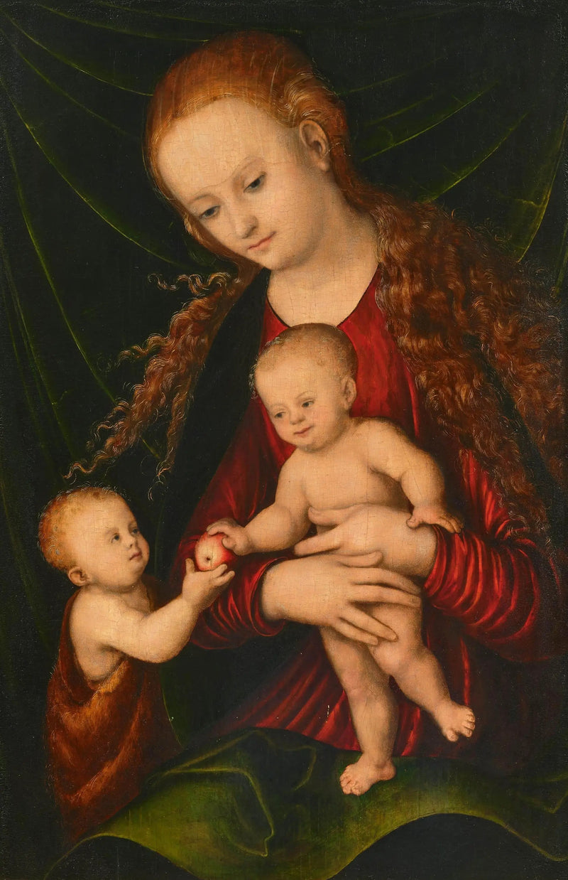 De Maagd met het Kind met de kleine Sint-Jan - Lucas Cranach de Oudere