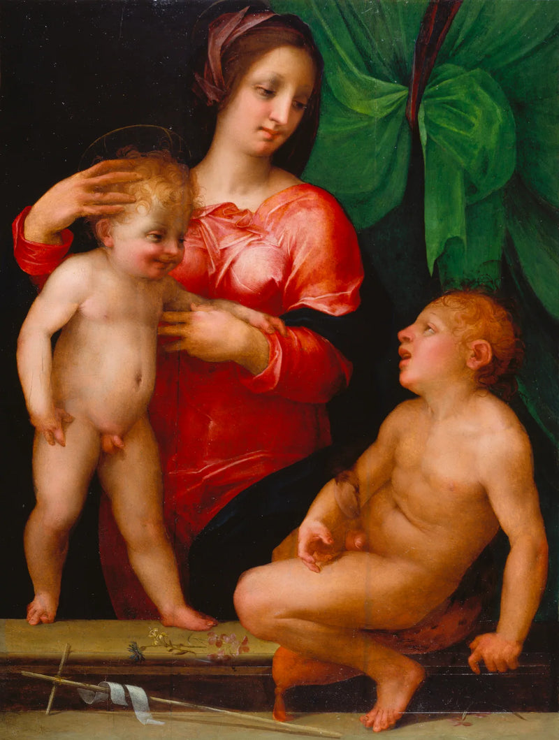 De Maagd met Kind en de kleine Sint-Jan - Rosso Fiorentino