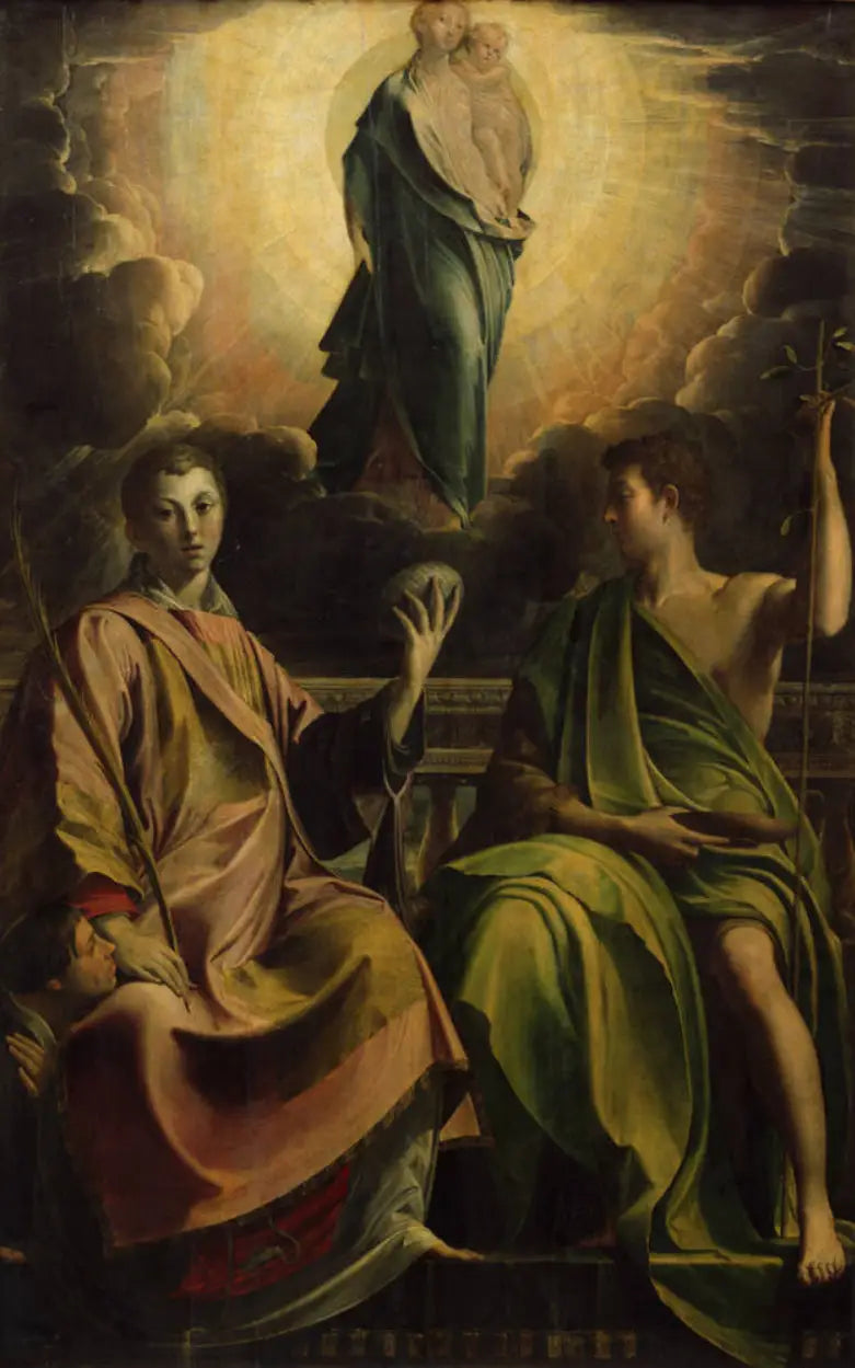 De Maagd met het Kind met de heiligen Stefanus en Johannes de Doper - Parmigianino