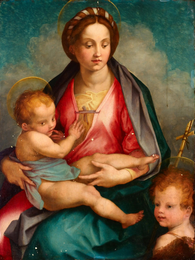 De Maagd met Kind en Sint-Jan - Andrea del Sarto
