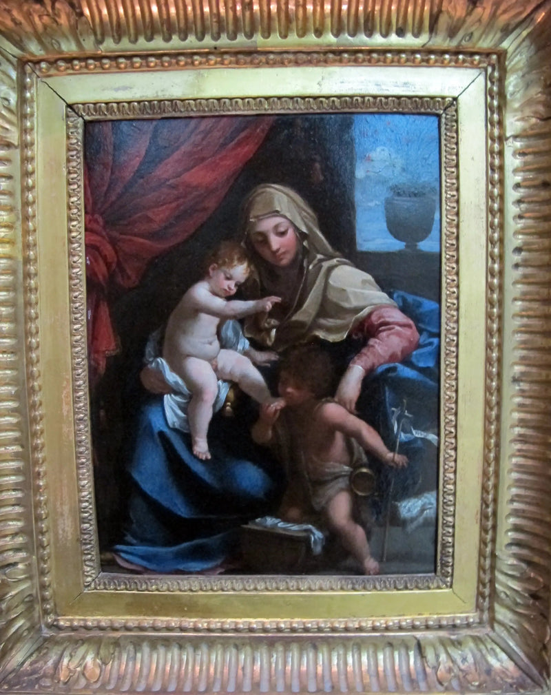 De Maagd met Kind met Sint-Jan de Doper - Guido Reni