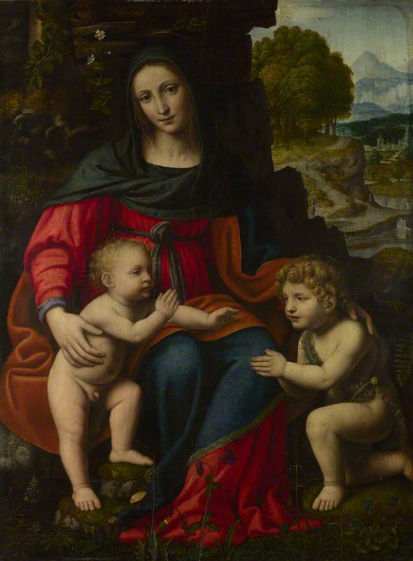 De Maagd met Kind en Sint-Jan - Bernardino Luini