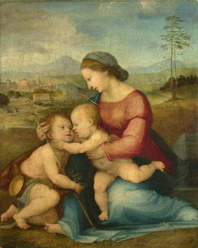 De Maagd met Kind en Sint Jan - Fra Bartolomeo