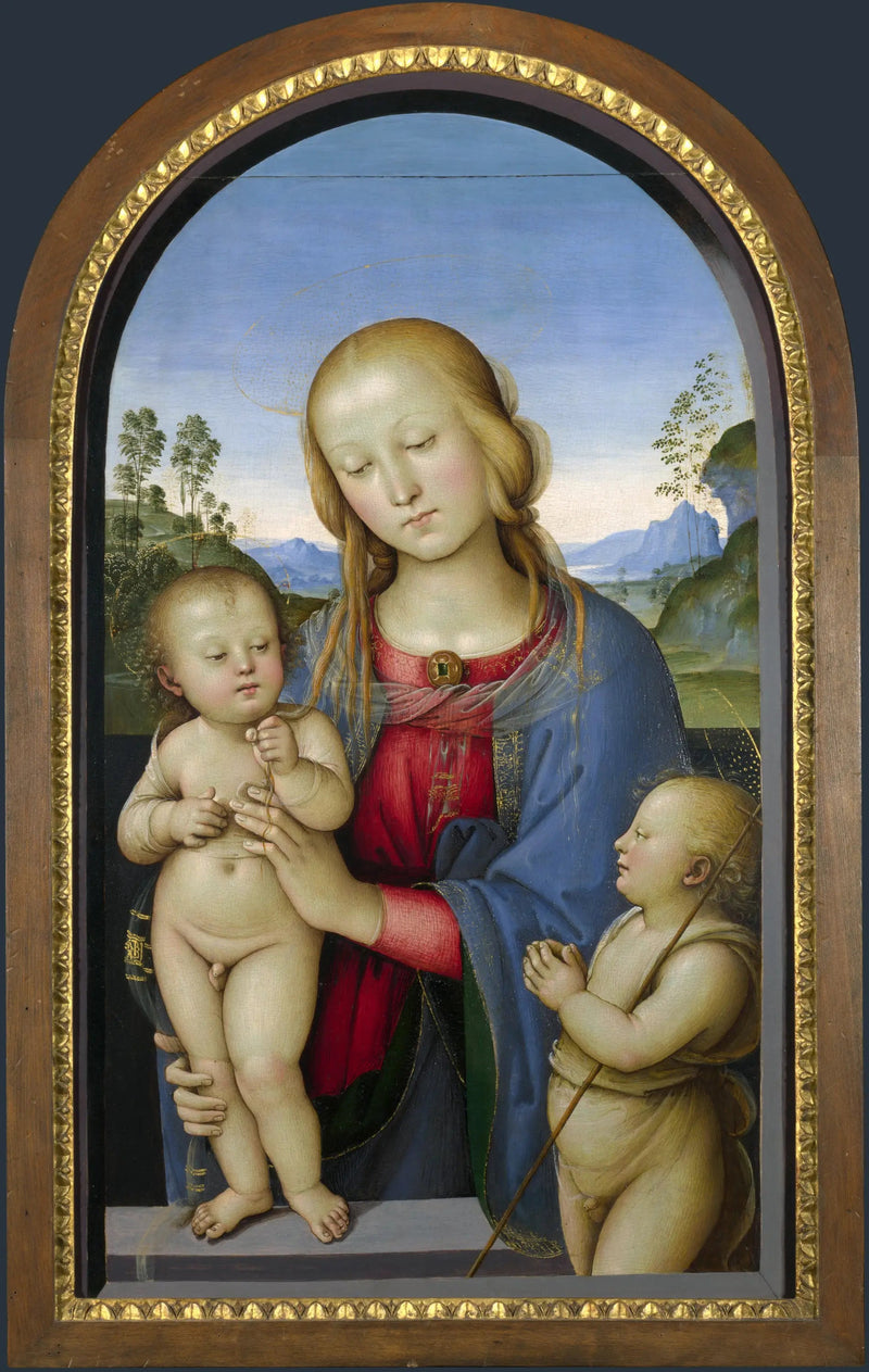 De Maagd met Kind en Sint Jan - Pietro Perugino