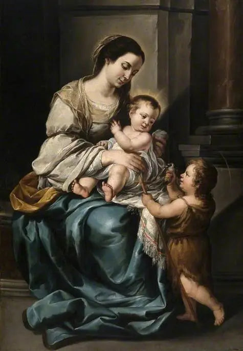 De Maagd met Kind, met Sint-Jozef en het kind Jezus, « La serrana » - Bartolomé Esteban Murillo

Source:
La Vierge à l'Enfant avec saint Jean enfant, « La serrana » - Bartolomé Esteban Murillo