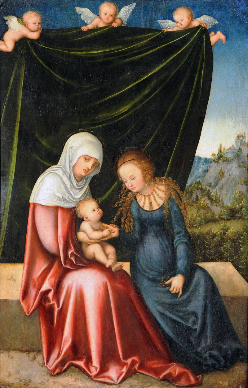 De Maagd met Kind met Sint-Anna - Lucas Cranach de Oude