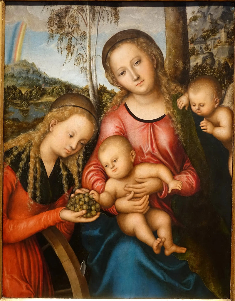 De Maagd met Kind met Sint-Catharina - Lucas Cranach de Oude