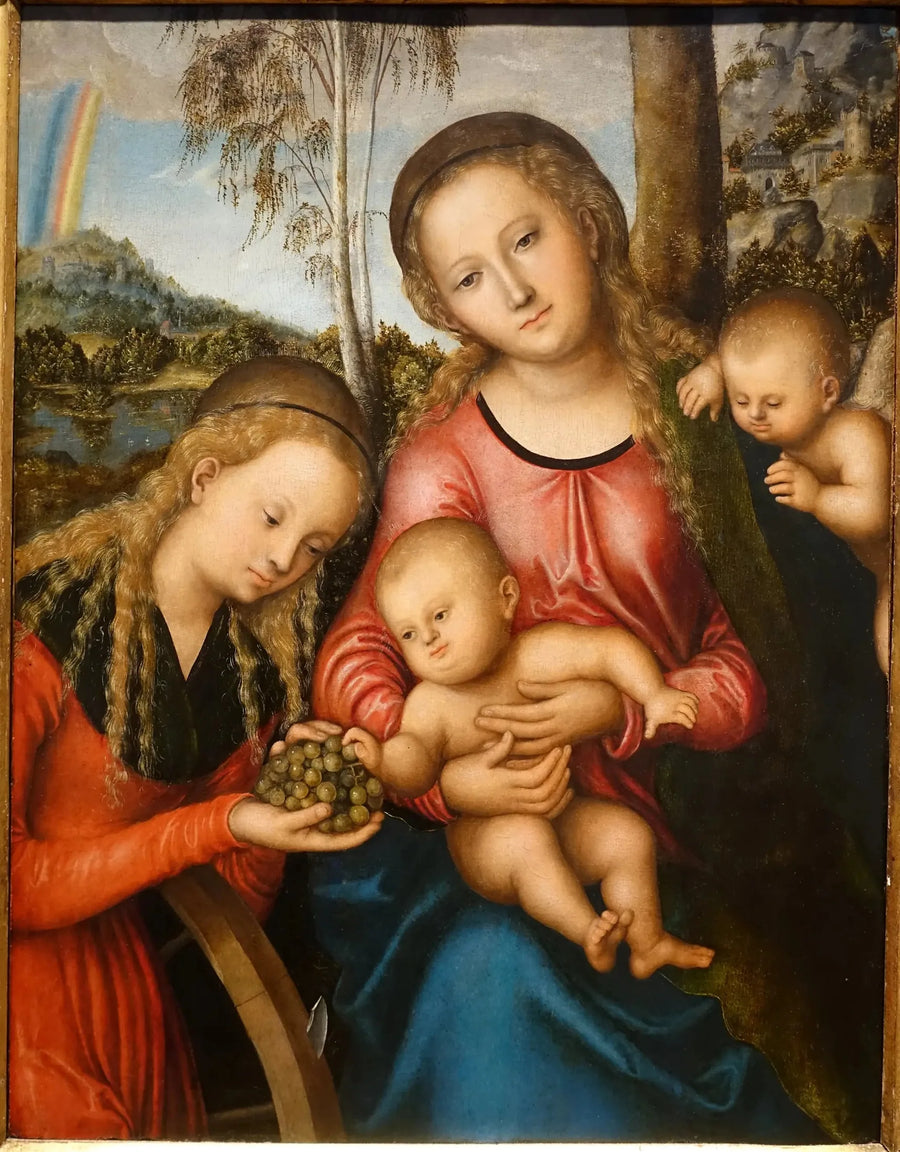 De Maagd met Kind met Sint-Catharina - Lucas Cranach de Oude