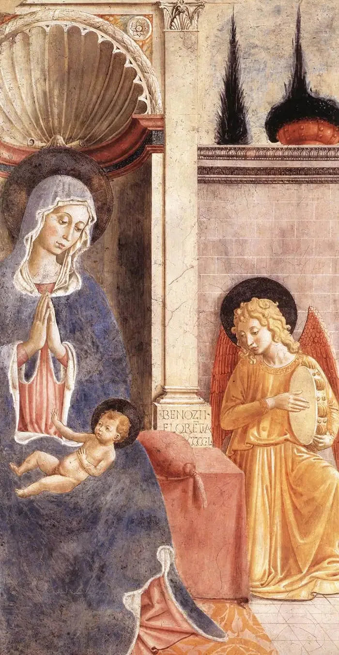 De Maagd met Kind - Benozzo Gozzoli