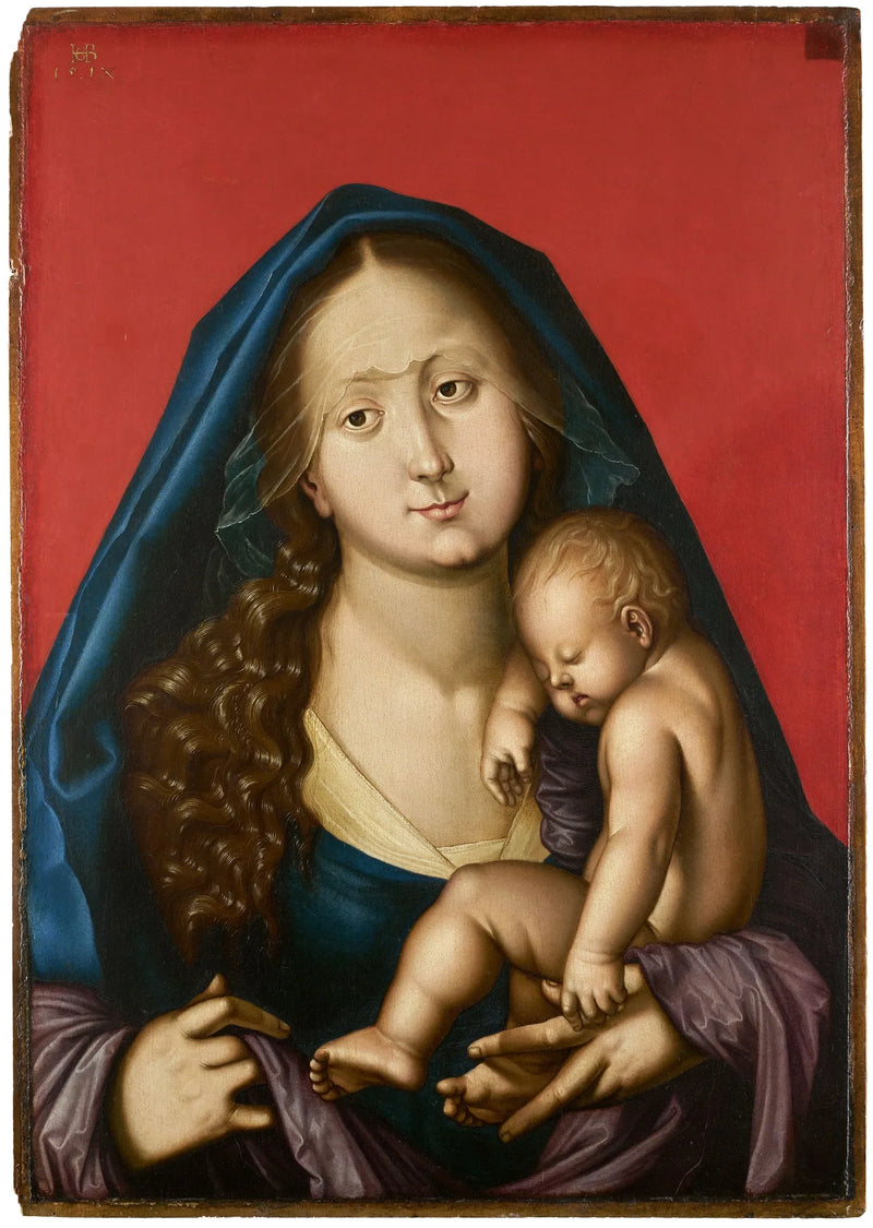De slapende Maagd met Kind - Hans Baldung Grien