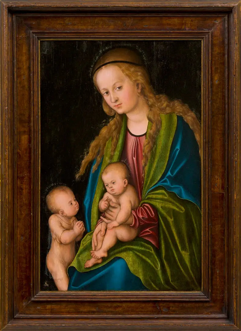De Maagd met Kind en de kleine Johannes - Lucas Cranach de Oudere