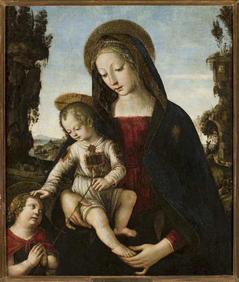 De Maagd met Kind en Sint-Jan - Pinturicchio