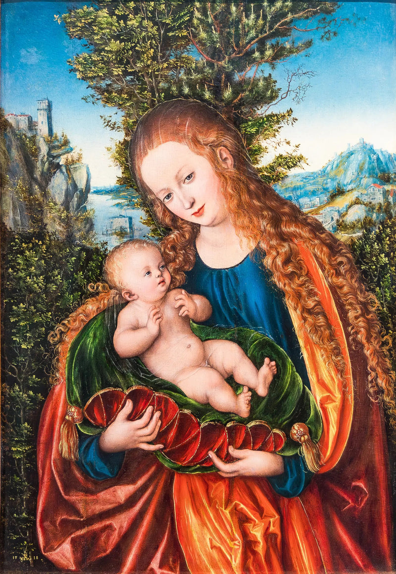 De Maagd met Kind - Lucas Cranach de Oudere