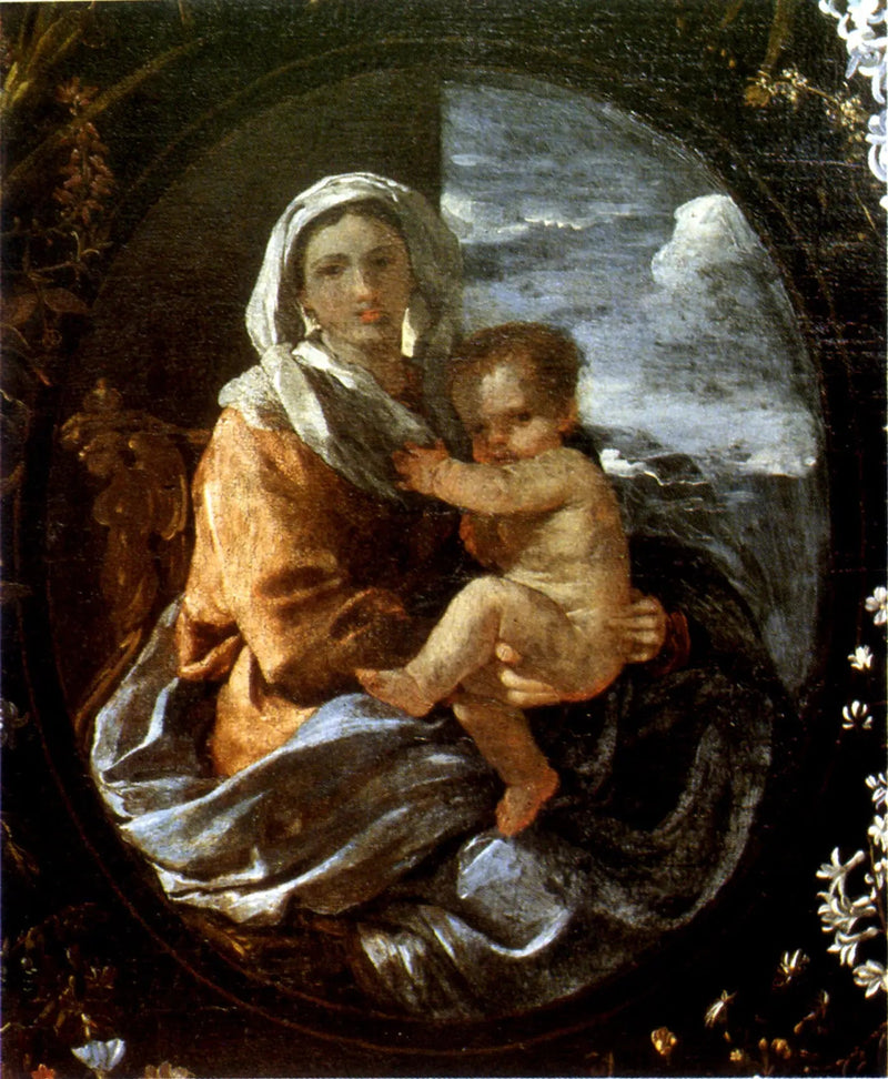 De Maagd met Kind - Nicolas Poussin