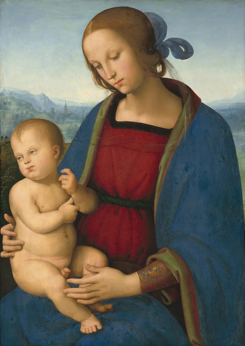 De Maagd met Kind - Pietro Perugino