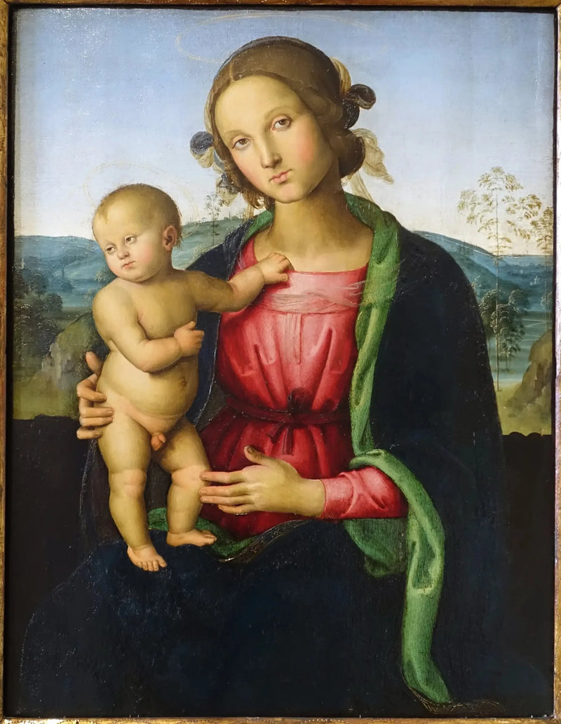 De Maagd met Kind - Pietro Perugino