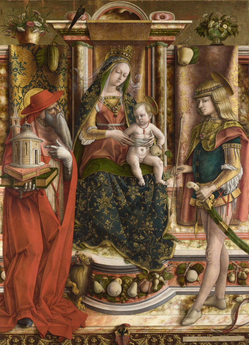 De Maagd met de zwaluw - Carlo Crivelli