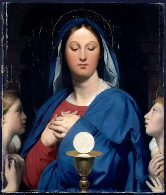De Maagd met de Hostie - Jean-Auguste-Dominique Ingres