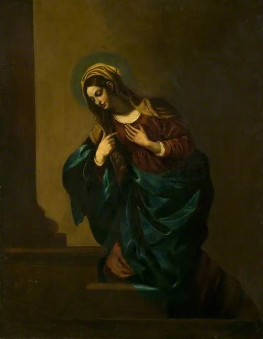 De Aankondiging van de Maagd - Guercino