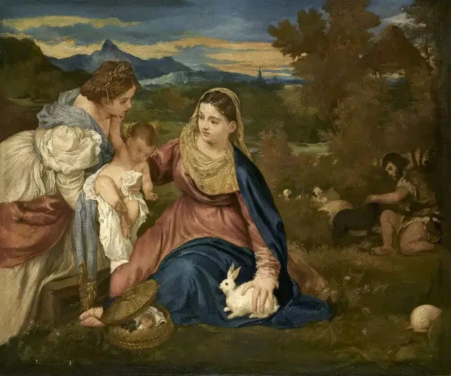 De Maagd met het Konijn - Édouard Manet
