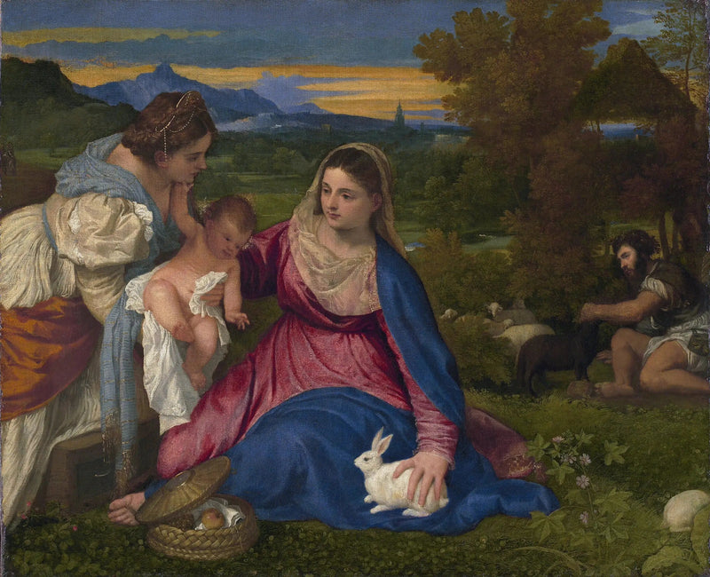 Het Madonna met Konijn - Titia