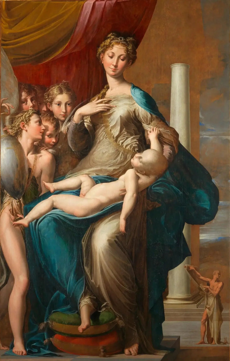 De Maagd met de lange hals - Parmigianino