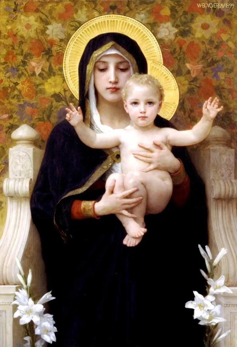 De Maagd met de lelie - Bouguereau