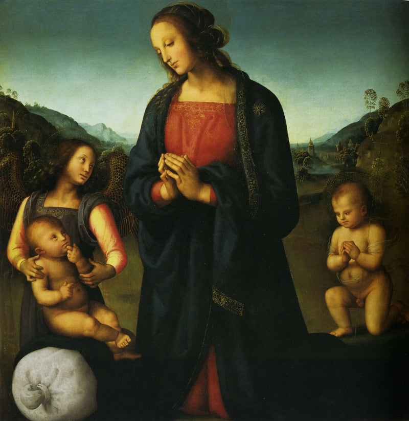 Het meisje met de zak - Pietro Perugino