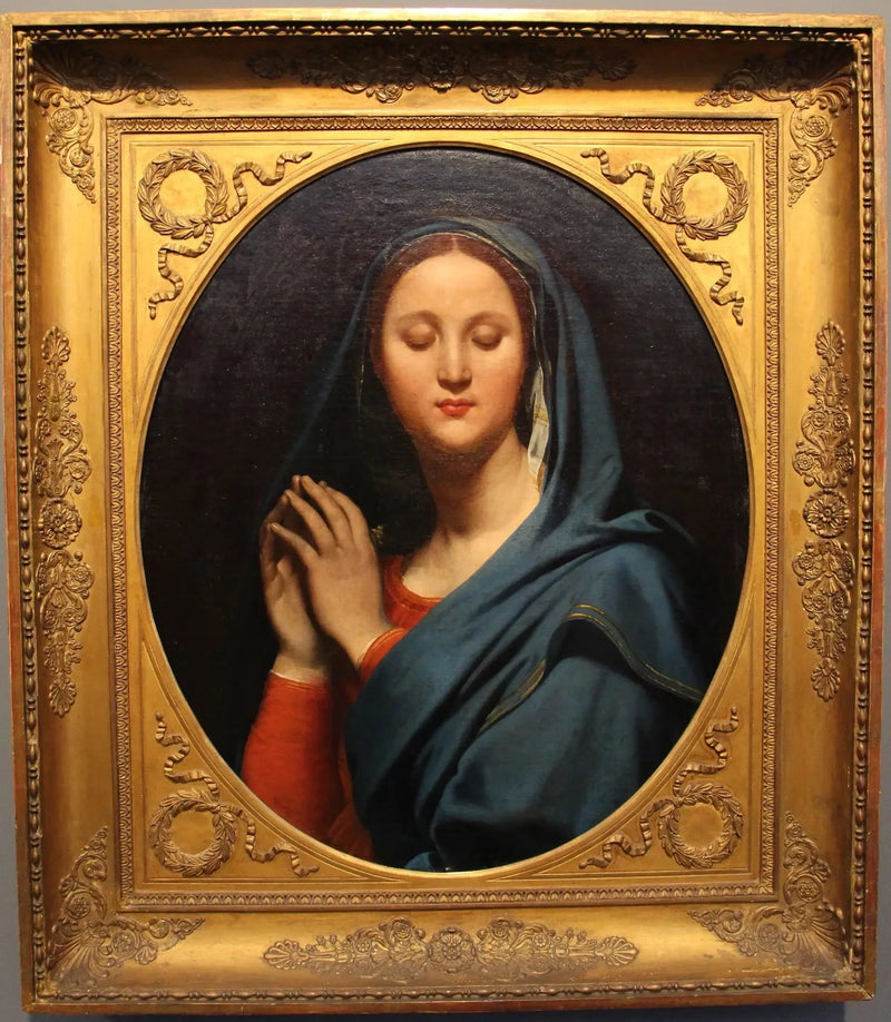 De Maagd met de Blauwe Sluiers - Jean-Auguste-Dominique Ingres