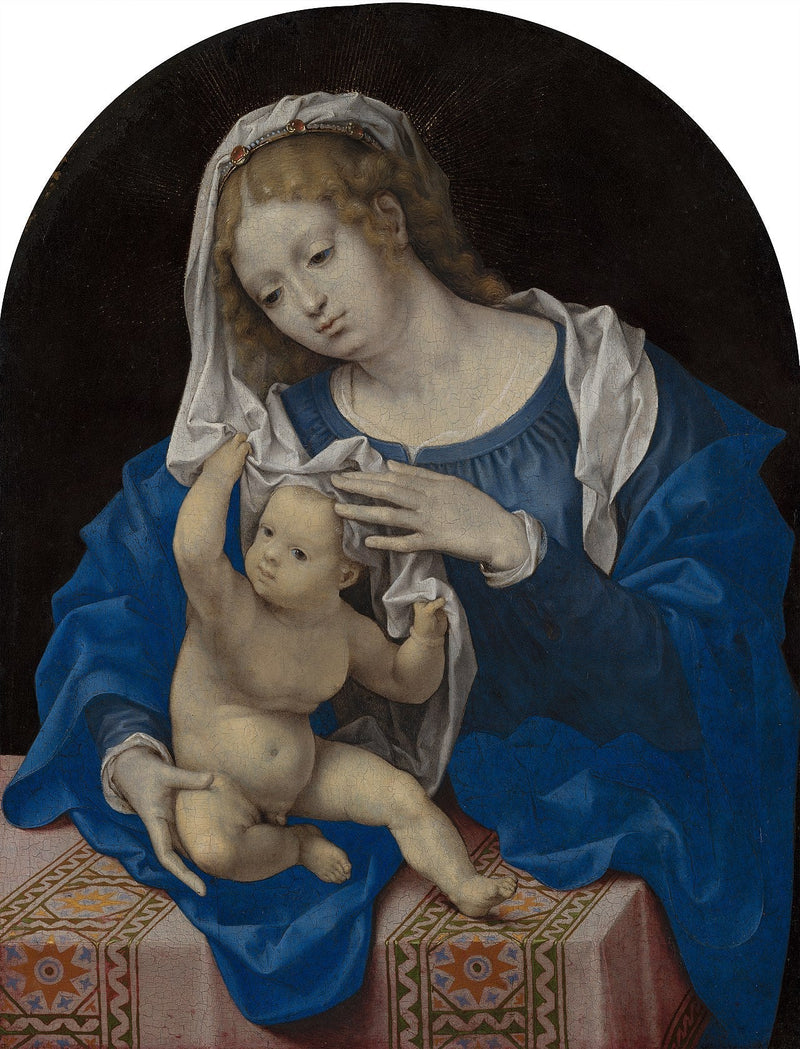 De Maagd met sluier - Jan Gossaert