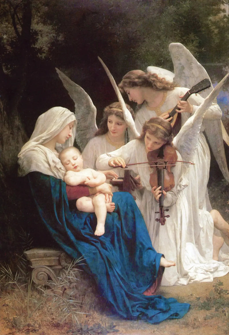 De Maagd met Engelen - Bouguereau