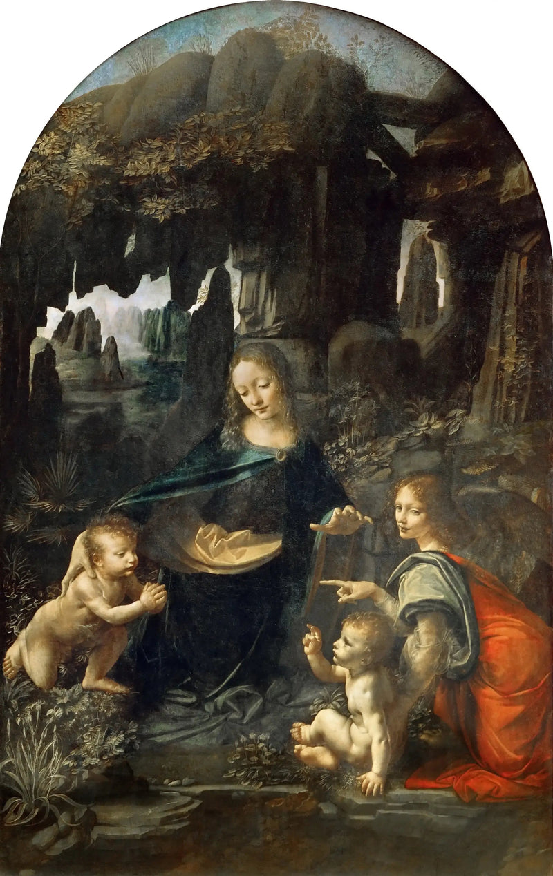 De Maagd op de Rotsen - Leonardo da Vinci