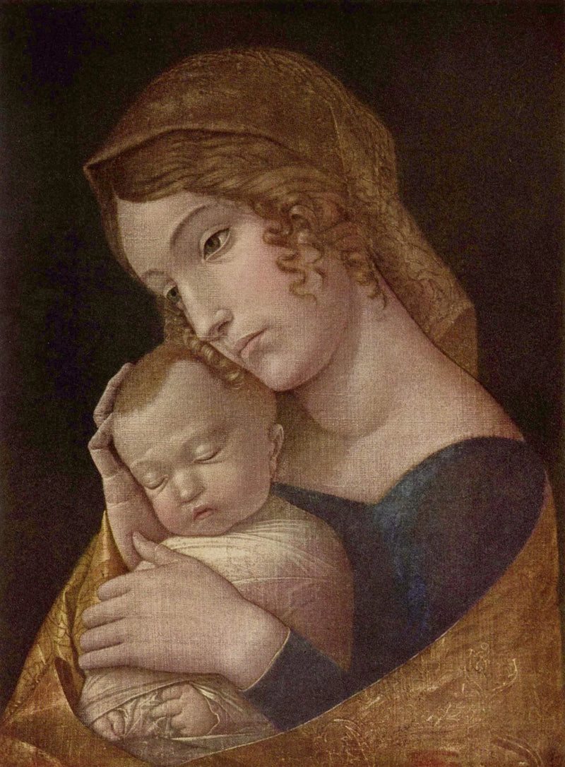 De Maagd met het slapende Kind - Andrea Mantegna