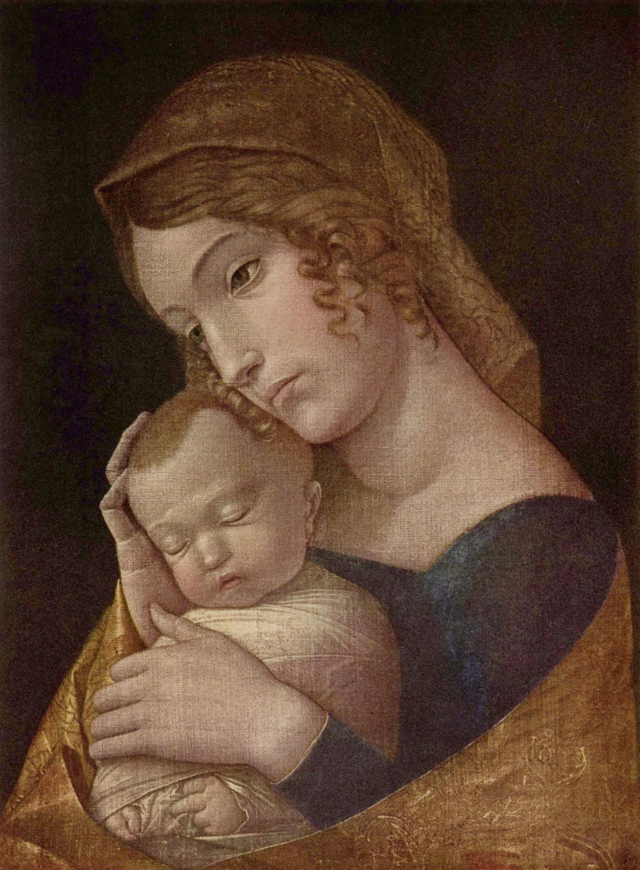 De Maagd met het slapende Kind - Andrea Mantegna