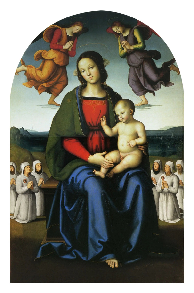 De Troostende Maagd - Pietro Perugino