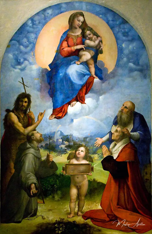 La Vierge de Foligno - Raphaël (peintre) - Reproductions de tableaux et peintures haut de gamme