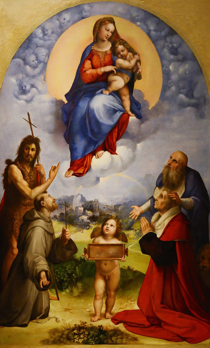 De Maagd van Foligno - Raphael Sanzio