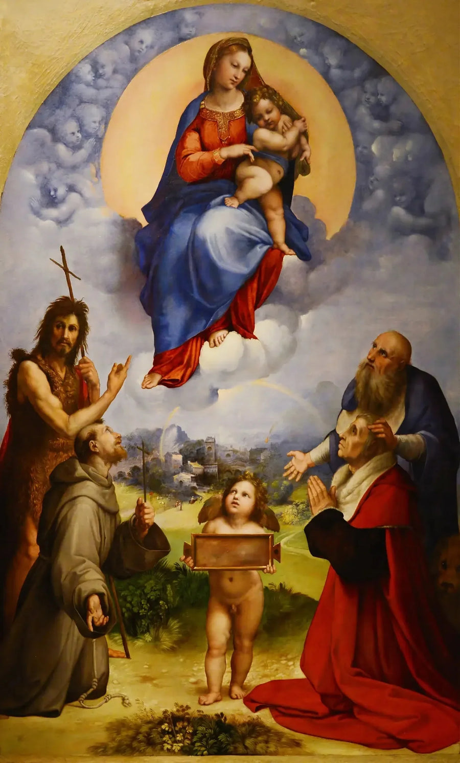 De Maagd van Foligno - Raphael Sanzio