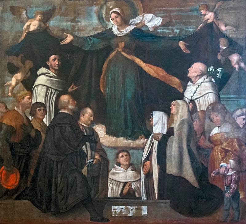 De Maagd van de Karmel - Alessandro Bonvicino