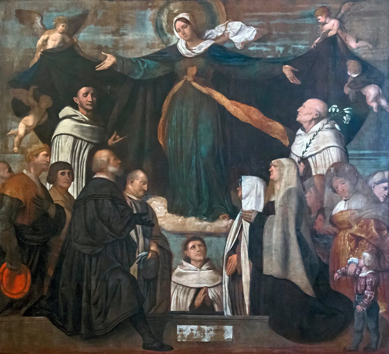 De Maagd van de Karmel - Alessandro Bonvicino