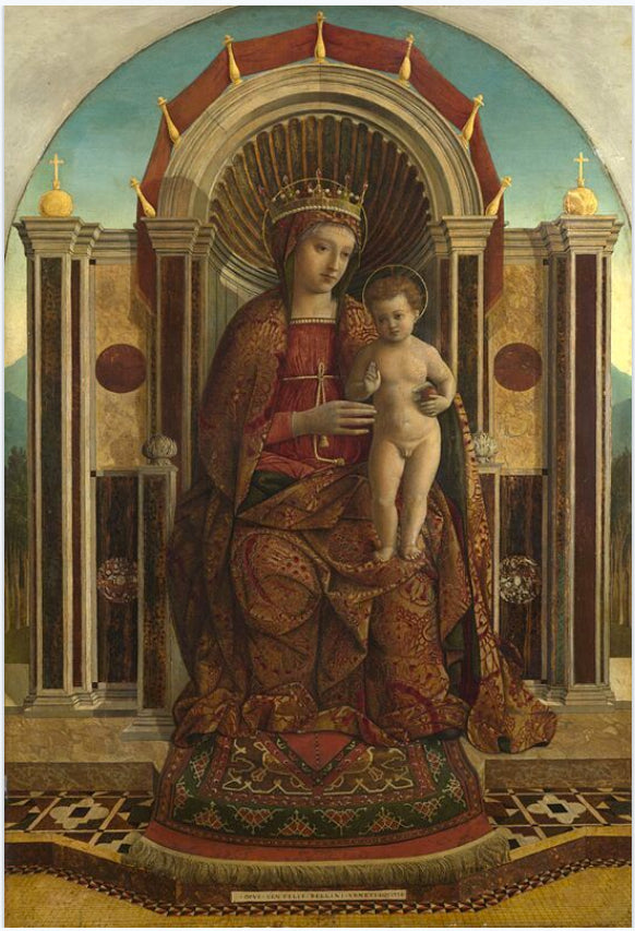 De Maagd en Kind in majesteit - Gentile Bellini