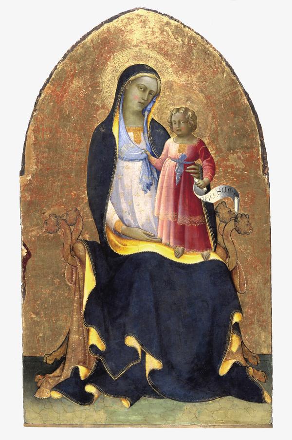 De Maagd en Kind in majesteit - Lorenzo Monaco