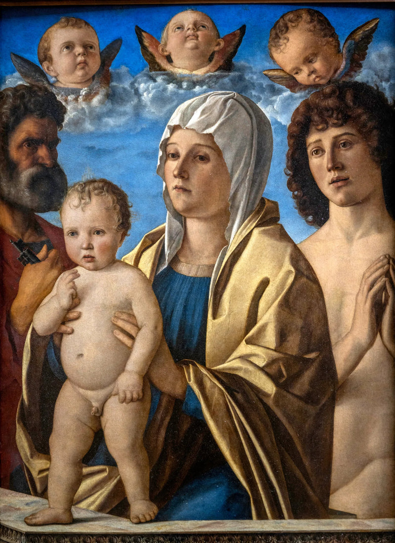 De Maagd en het Kind tussen Sint-Pieter en Sint-Sebastiaan - Giovanni Bellini