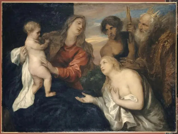 De Maagd, het Kind Jezus en de Drie Bekenners - Antoine van Dyck

Source:
La Vierge, l'Enfant Jésus et les Trois Repentants - Antoine van Dyck