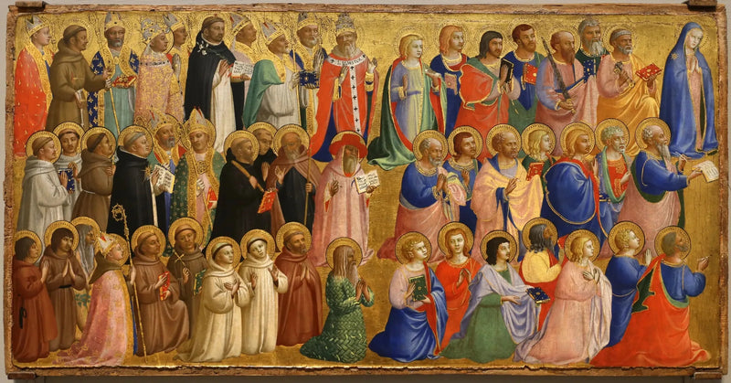 De Maagd Maria met de apostelen en andere heiligen - Fra Angelico

Source:
La Vierge Marie avec les apôtres et d'autres saints - Fra Angelico