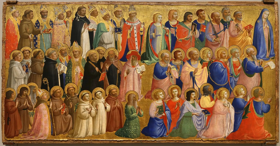 De Maagd Maria met de apostelen en andere heiligen - Fra Angelico

Source:
La Vierge Marie avec les apôtres et d'autres saints - Fra Angelico
