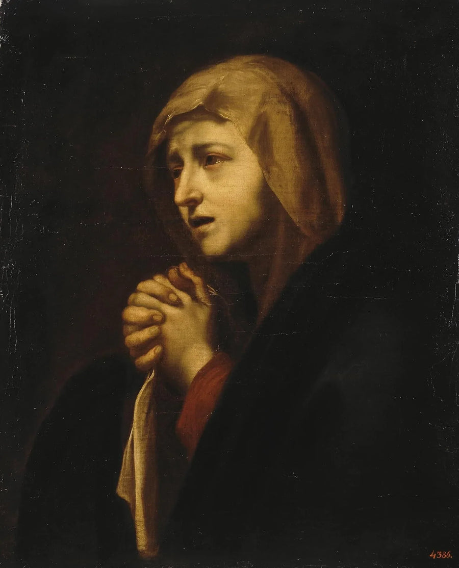 De Weergaweorde Maria in rouw - Jusepe de Ribera