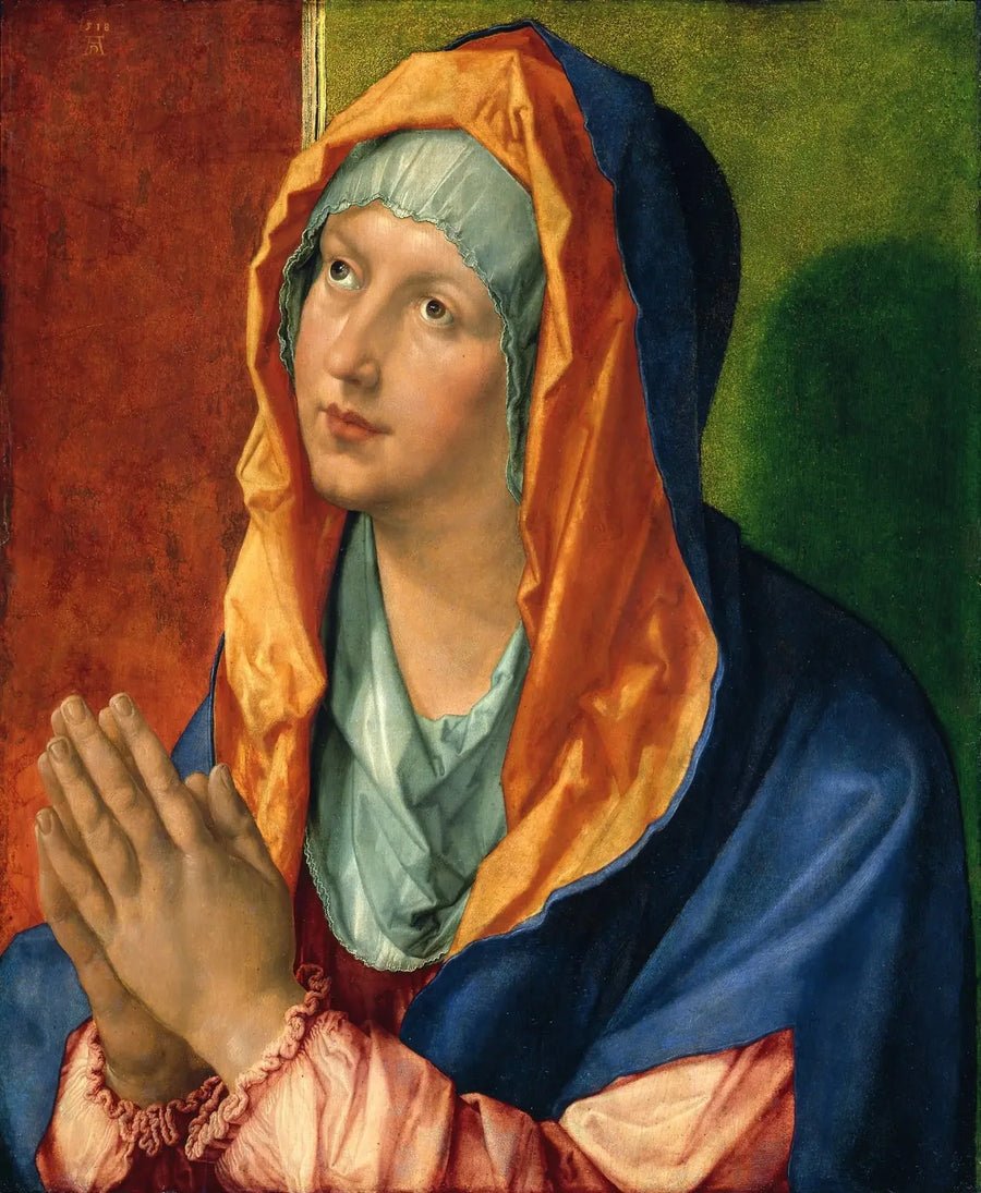 De Maagd Maria in gebed - Albrecht Dürer
