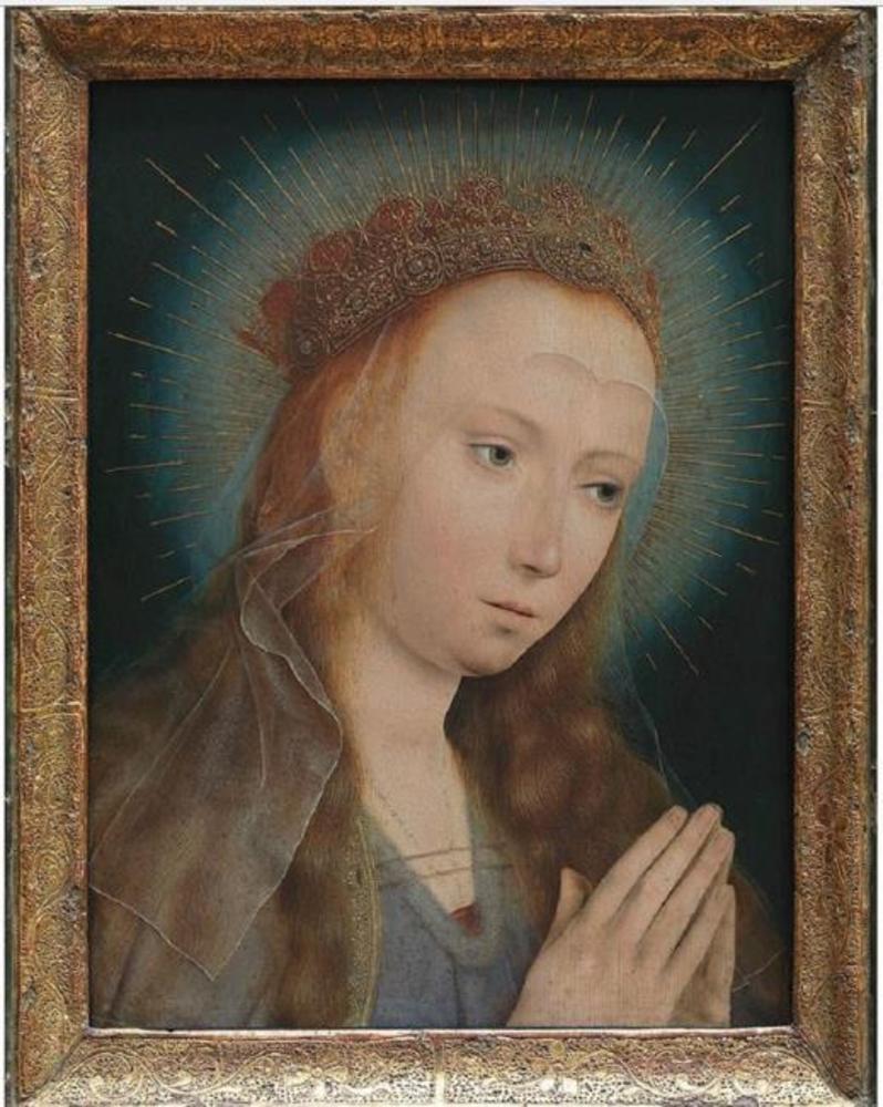 De Maagd Maria in gebed - Quentin Metsys