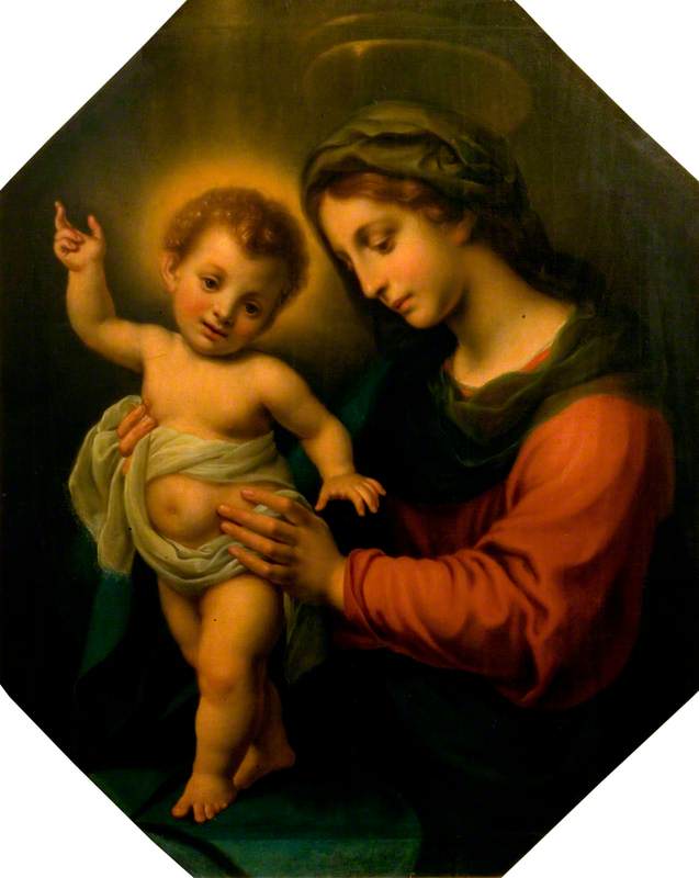 De Maagd met het Kind staand - Carlo Dolci